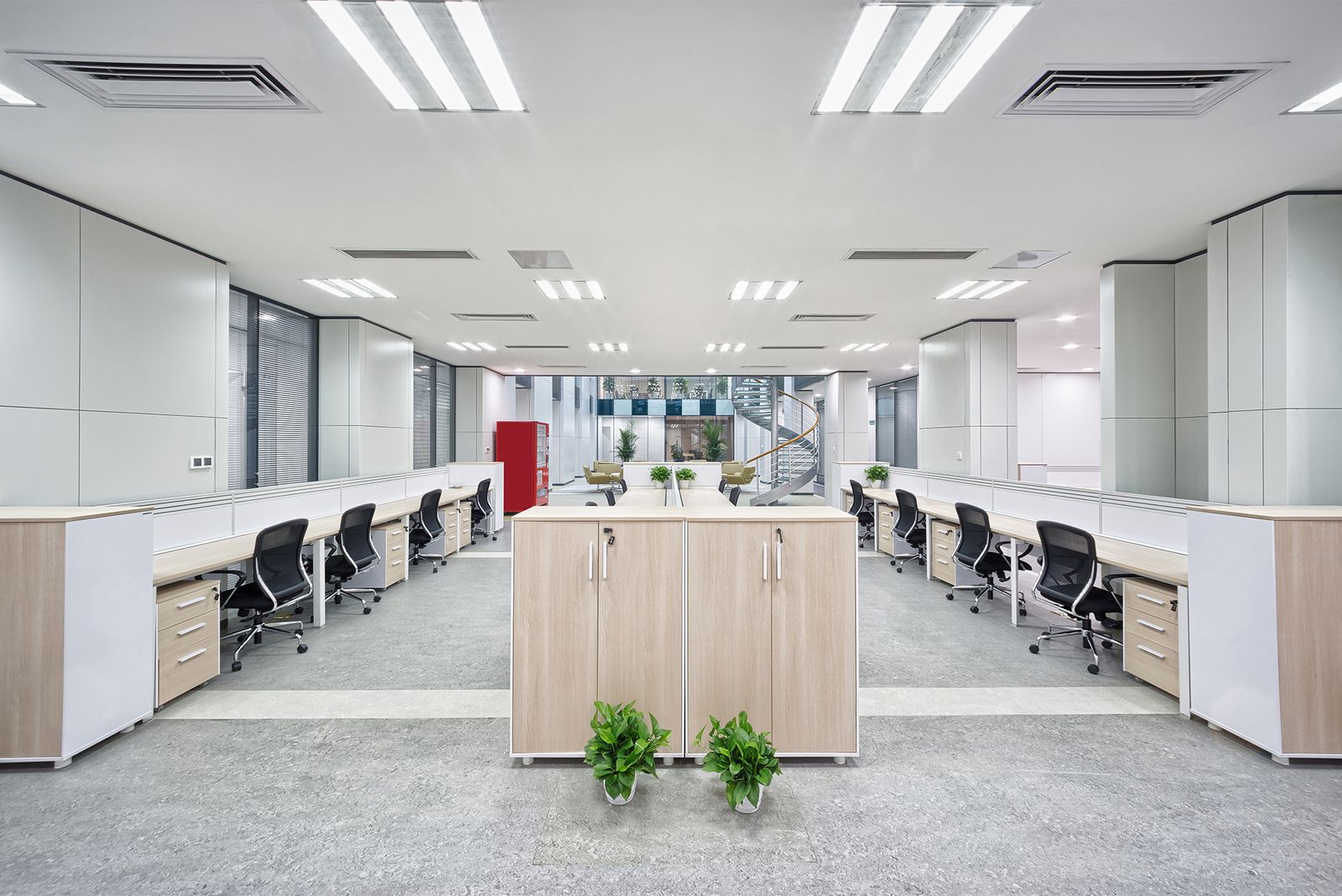 Modern open-plan commercial office